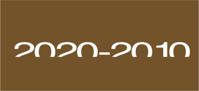 références 2010-2020